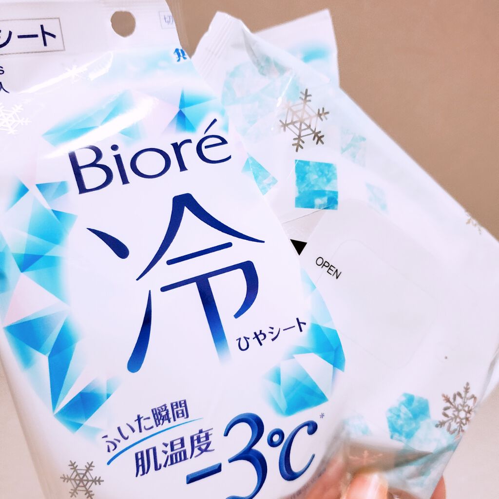 冷シート 無香性/ビオレ/ボディシートを使ったクチコミ(1枚目)