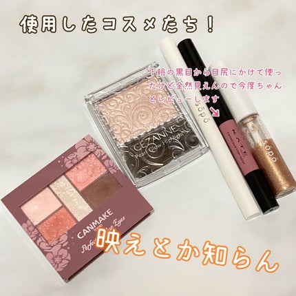 パウダー&ライナー/sopo/スティックアイシャドウを使ったクチコミ(3枚目)