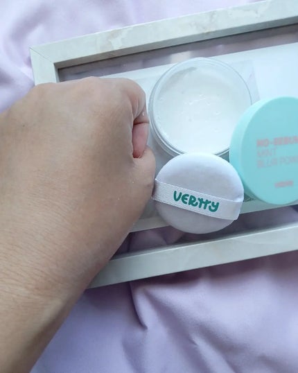 ノーセバムミントブラーパウダー /Vertty/ルースパウダーを使ったクチコミ(4枚目)