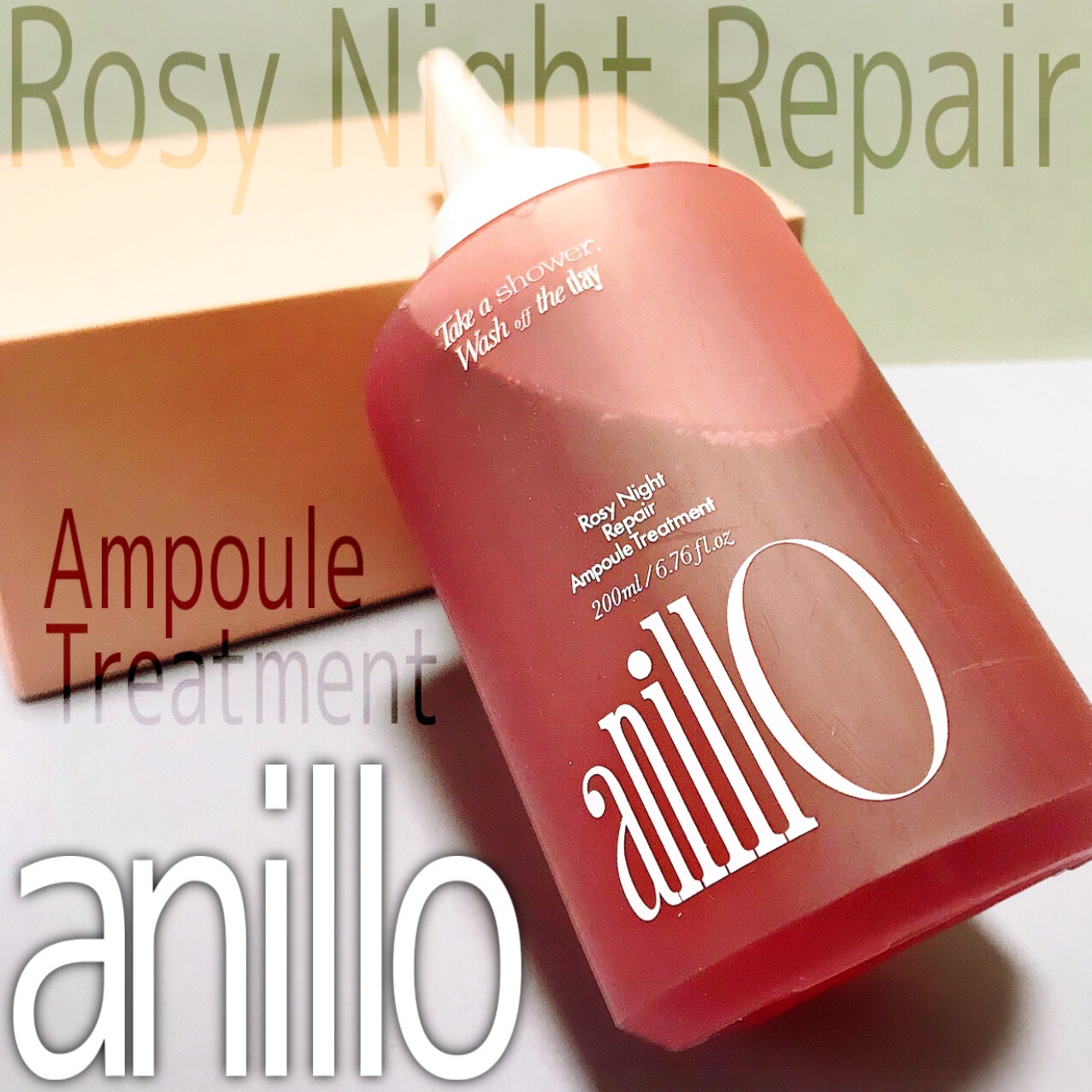 ロージーナイトリペアシャンプー/アンプルトリートメント トリートメント200ml/ANILLO/市販シャンプーを使ったクチコミ（2枚目）