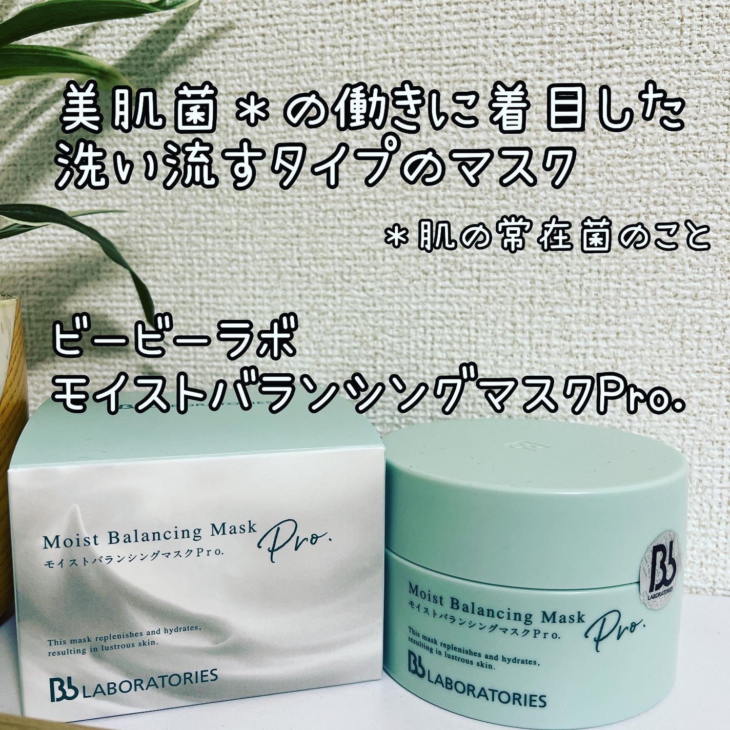 モイストバランシングマスクPro./ビービーラボラトリーズ/洗い流すパック・マスクを使ったクチコミ(1枚目)