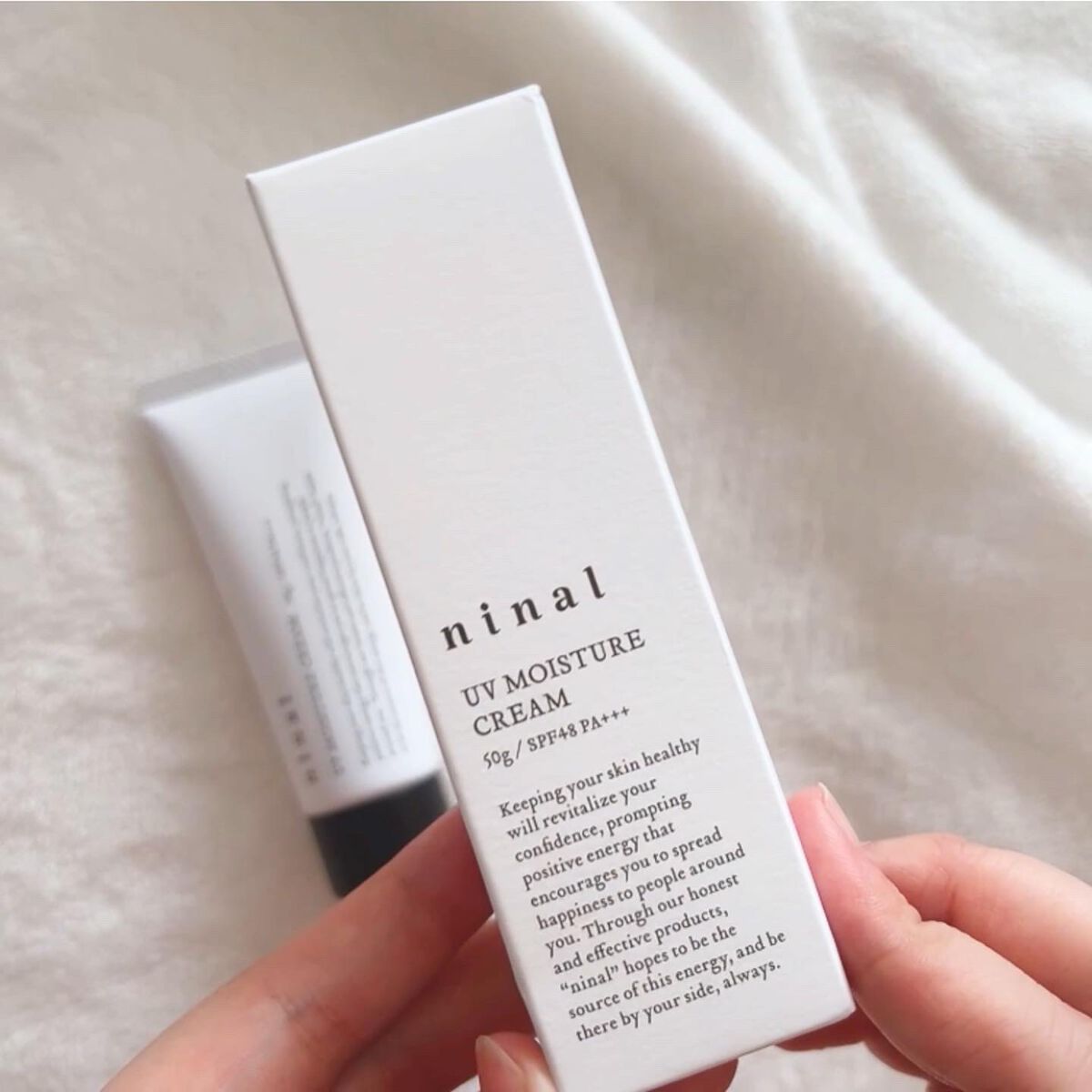 UVモイスチャークリーム n /ninal/日焼け止めクリームを使ったクチコミ（2枚目）