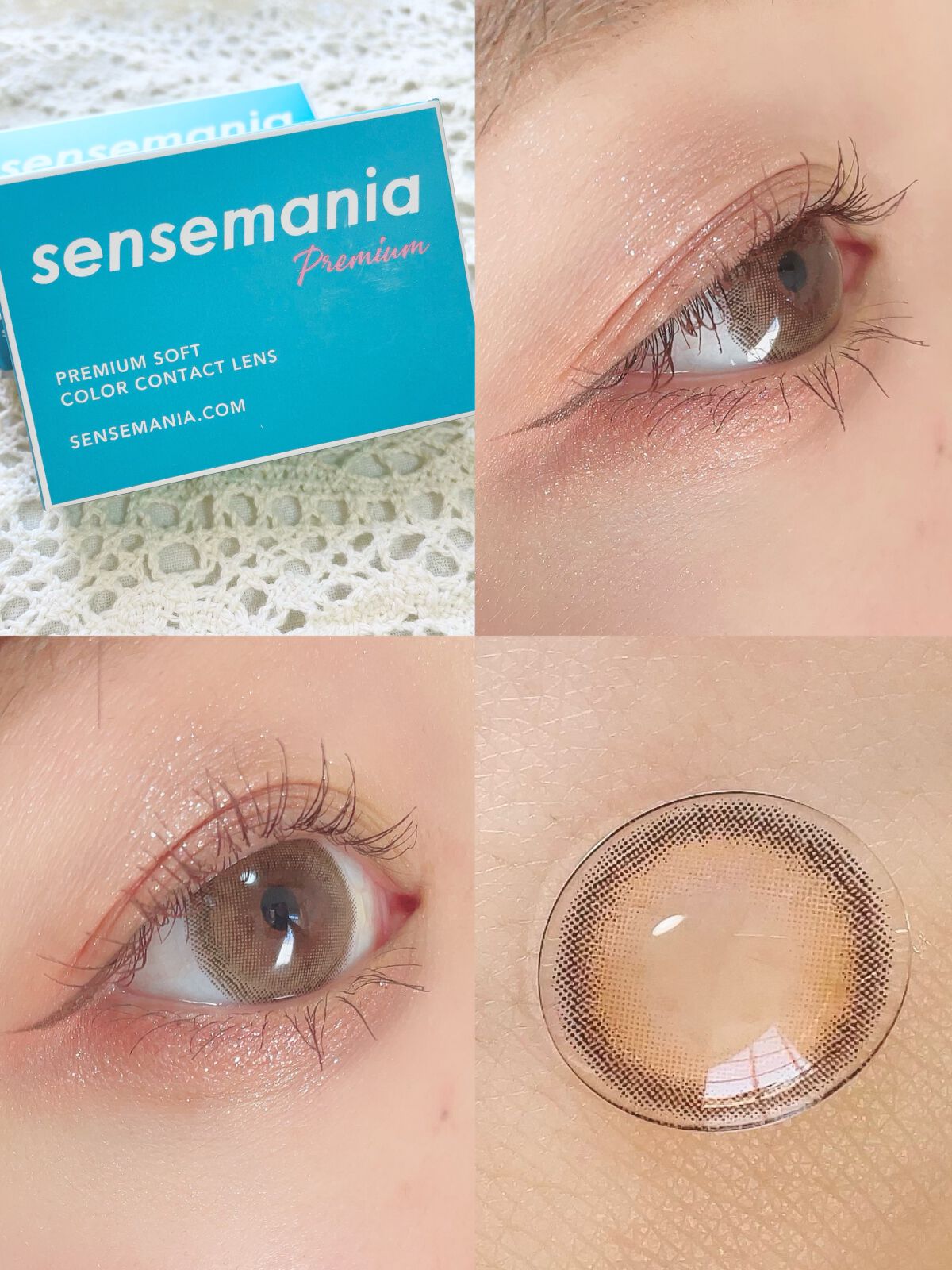 ごんす@YouTube始めました on LIPS 「《コスパ最強可愛く盛れるカラコン❤︎》センスマニアの新作一年カ..」(7枚目)