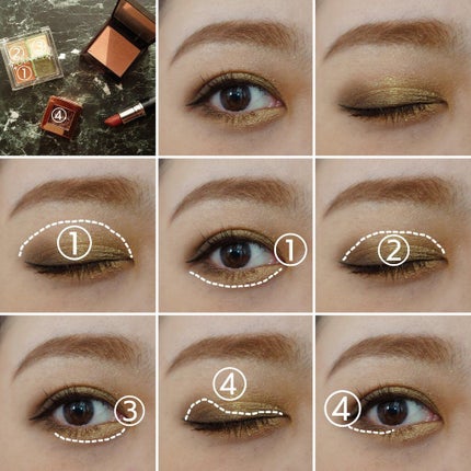 モダンアイシャドウ イタルプリズム/MISSHA/単色アイシャドウを使ったクチコミ(4枚目)