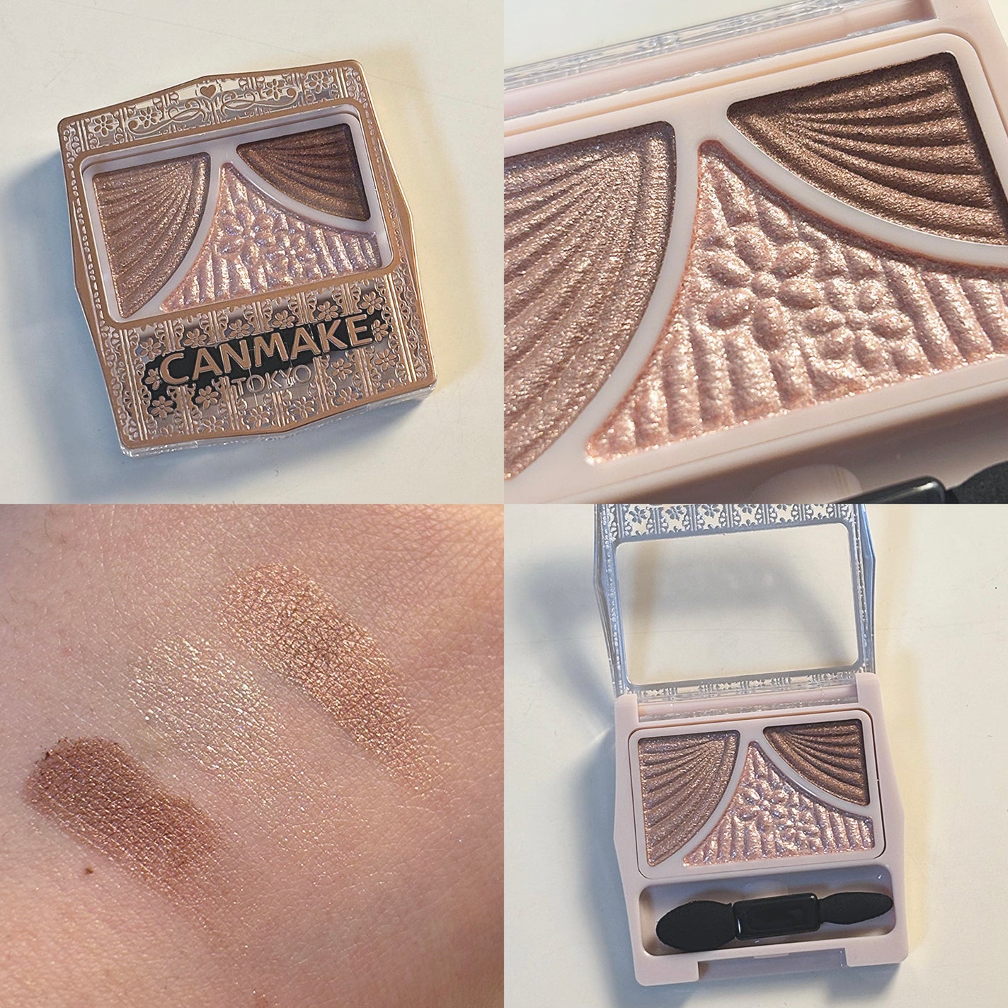 ジューシーピュアアイズ/キャンメイク/アイシャドウパレットを使ったクチコミ(1枚目)