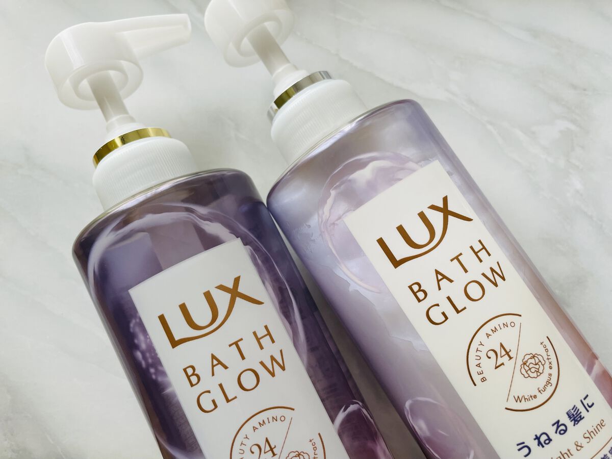 バスグロウ ストレート&シャイン シャンプー/トリートメント トリートメントポンプ/LUX/市販シャンプーを使ったクチコミ（1枚目）