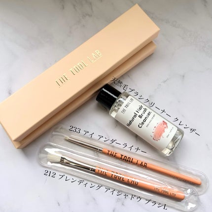 天然毛 ブラシクリーナークレンザー/THE TOOL LAB/その他を使ったクチコミ(1枚目)