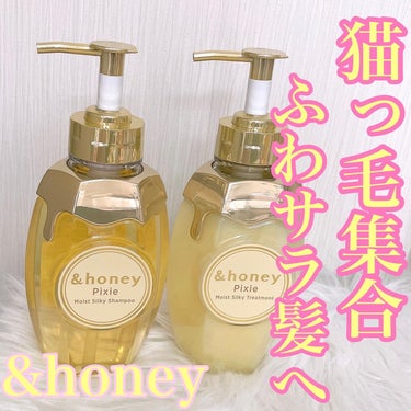 ＆honey ピクシーモイストシルキー　シャンプー1.0/ヘアトリートメント2.0/&honey/シャンプー・コンディショナーを使ったクチコミ（1枚目）