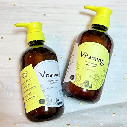 シルキーリペアシャンプー/トリートメント(マンダリン&ピオニーの香り)/Vitaming/市販シャンプーを使ったクチコミ(6枚目)