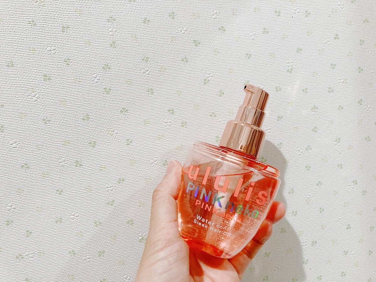 ウルリス ピンクネコ ウォーターコンク スリーク ヘアオイル/ululis/ヘアオイルを使ったクチコミ(3枚目)