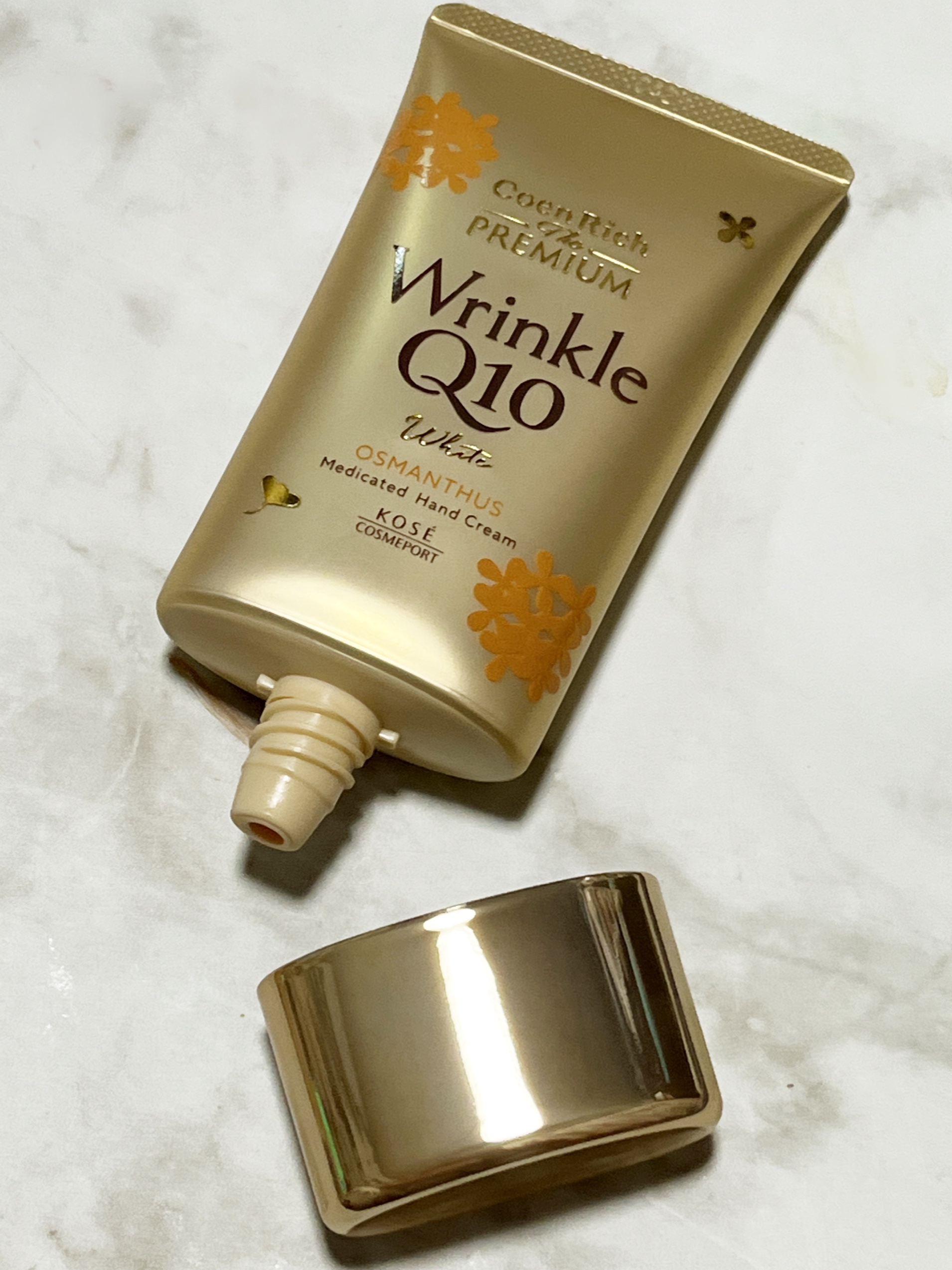 コエンリッチ　ザ　プレミアム  薬用リンクルホワイト　ハンドクリーム  金木犀の香り 【医薬部外品】/コエンリッチQ10/ハンドクリームを使ったクチコミ（3枚目）