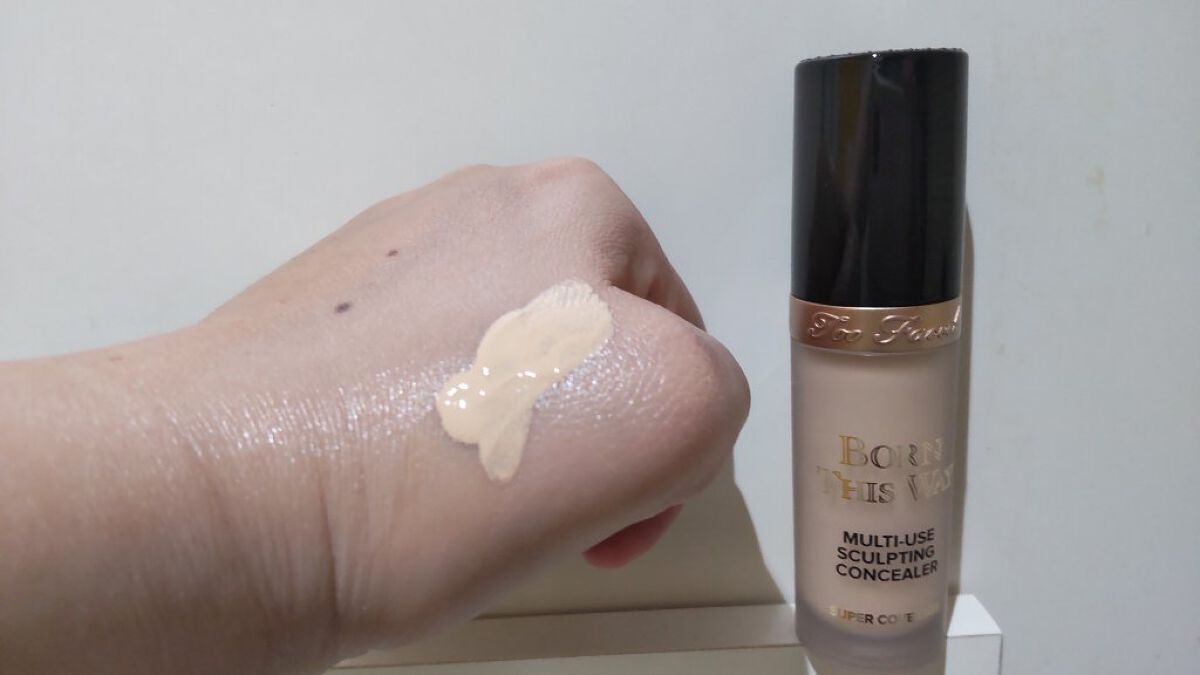 ボーン ディス ウェイ スーパー カバレッジ コンシーラー スノー/Too Faced/リキッドコンシーラーを使ったクチコミ（2枚目）