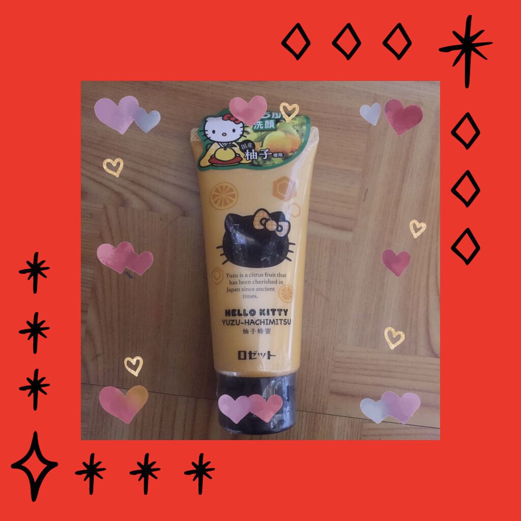 ハローキティ ゆずとハチミツの練り石けん/ロゼット/洗顔フォームを使ったクチコミ（1枚目）