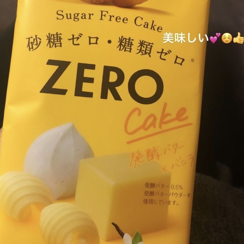 ZERO シュガーフリーケーキ/ロッテ/低糖質食品を使ったクチコミ（1枚目）