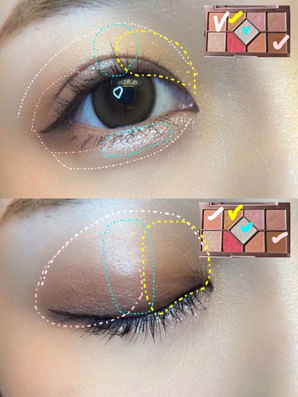 シャインユー アイシャドウパレット/frunflynn/アイシャドウパレットを使ったクチコミ(4枚目)