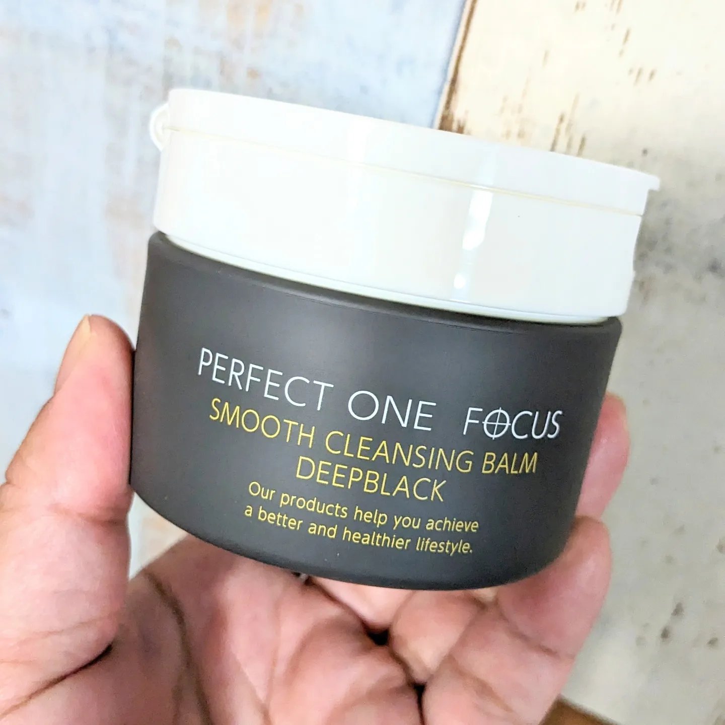 パーフェクトワンフォーカス スムースクレンジングバーム ディープブラック/PERFECT ONE  FOCUS/クレンジングバームを使ったクチコミ（1枚目）
