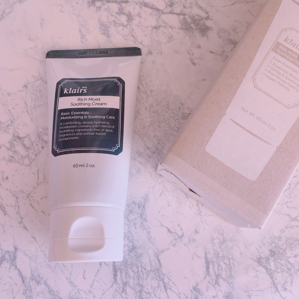 リッチモイストスージングクリーム(80ml)/Klairs/フェイスクリームを使ったクチコミ（1枚目）