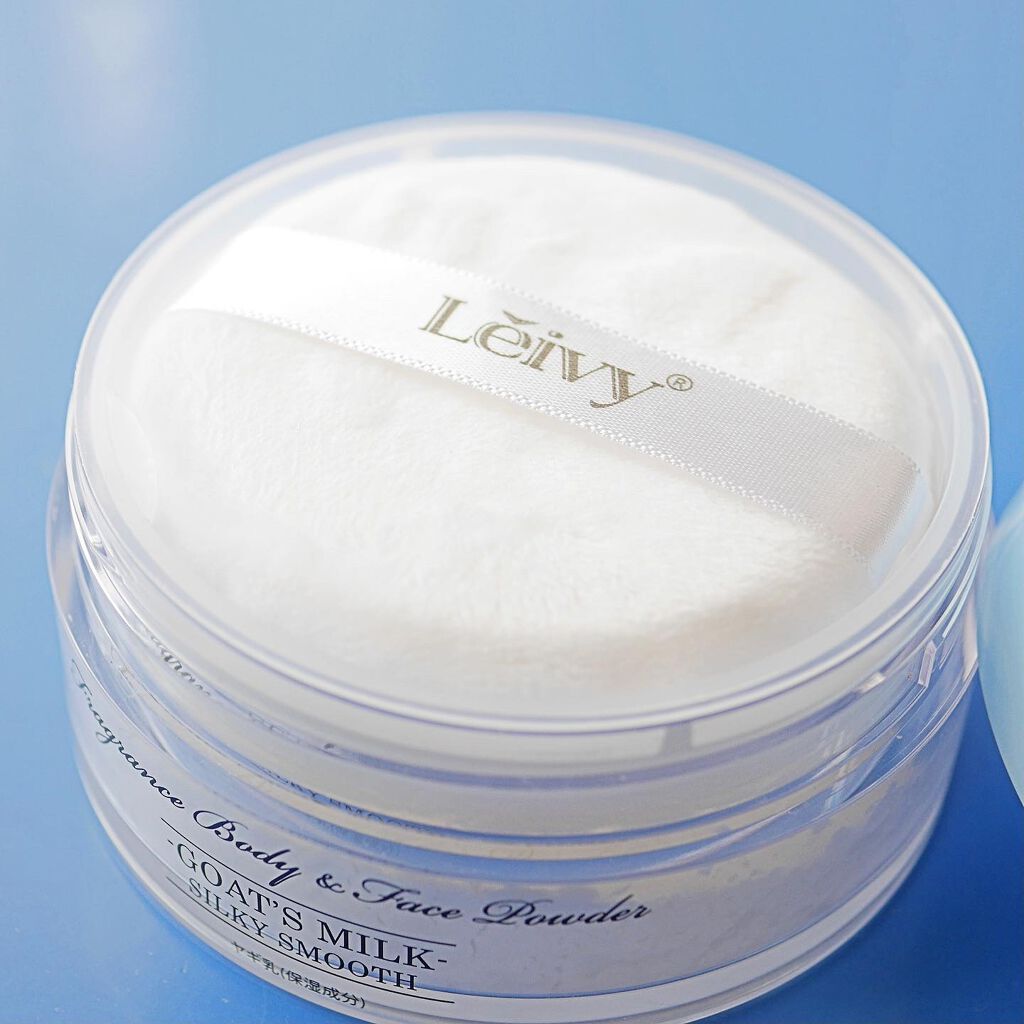 フレグランス ボディ＆フェイスパウダー ゴートミルク/Leivy/ルースパウダーを使ったクチコミ（3枚目）