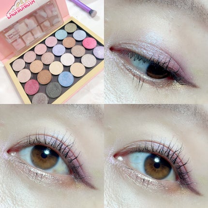 ニュームードアイパレット 02 マイルドクリーム/ネイチャーリパブリック/アイシャドウパレットを使ったクチコミ(1枚目)