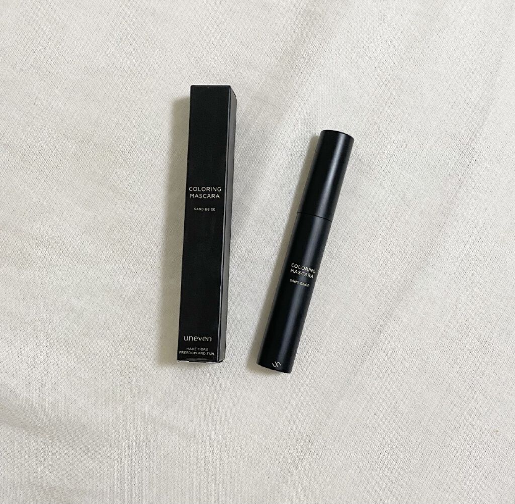 カラーリングマスカラ sand beige/uneven/マスカラを使ったクチコミ（1枚目）