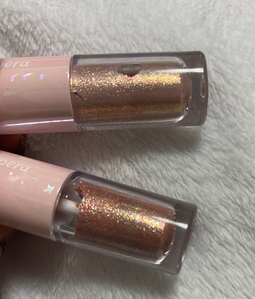 シュガー トゥインクル リキッド シャドウ/PERIPERA/リキッドアイシャドウを使ったクチコミ(1枚目)