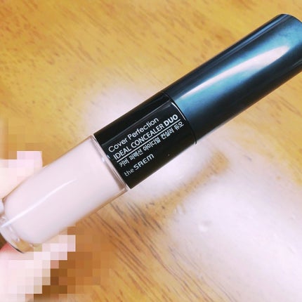 カバーパーフェクション アイディールコンシーラー デュオ/the SAEM/スティックコンシーラーを使ったクチコミ(1枚目)