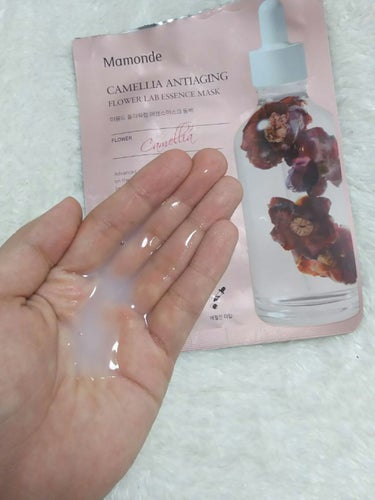 Flower Lab Essence Mask Camellia/Mamonde/シートマスク・パックを使ったクチコミ（3枚目）