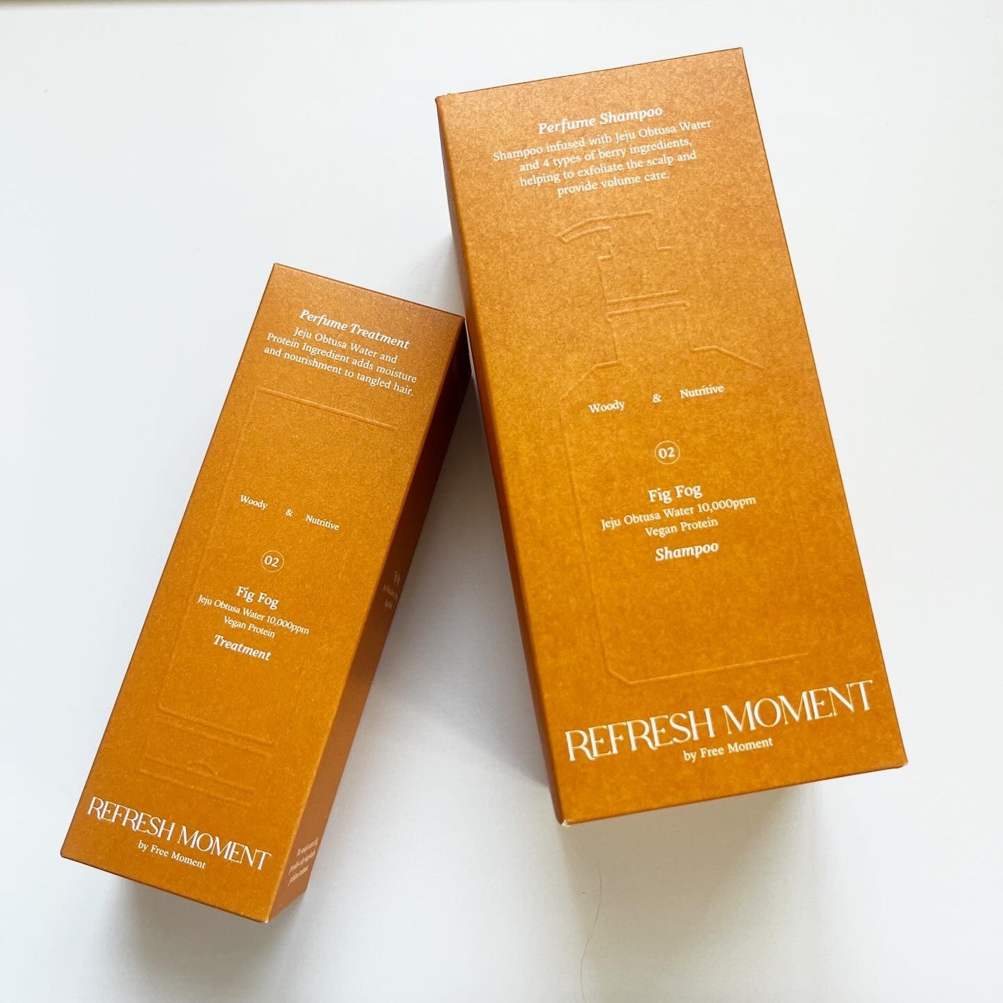 リフレッシュモーメントパフュームシャンプー/トリートメント Fig Fog/Free Moment /市販シャンプーを使ったクチコミ(2枚目)