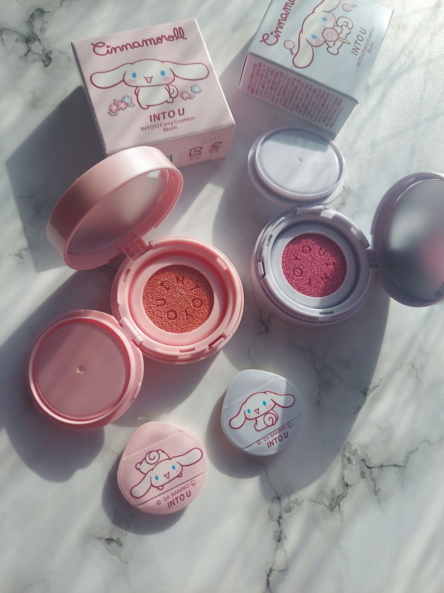 ファーリークッションブラッシュ/INTO U/パウダーチークを使ったクチコミ（1枚目）