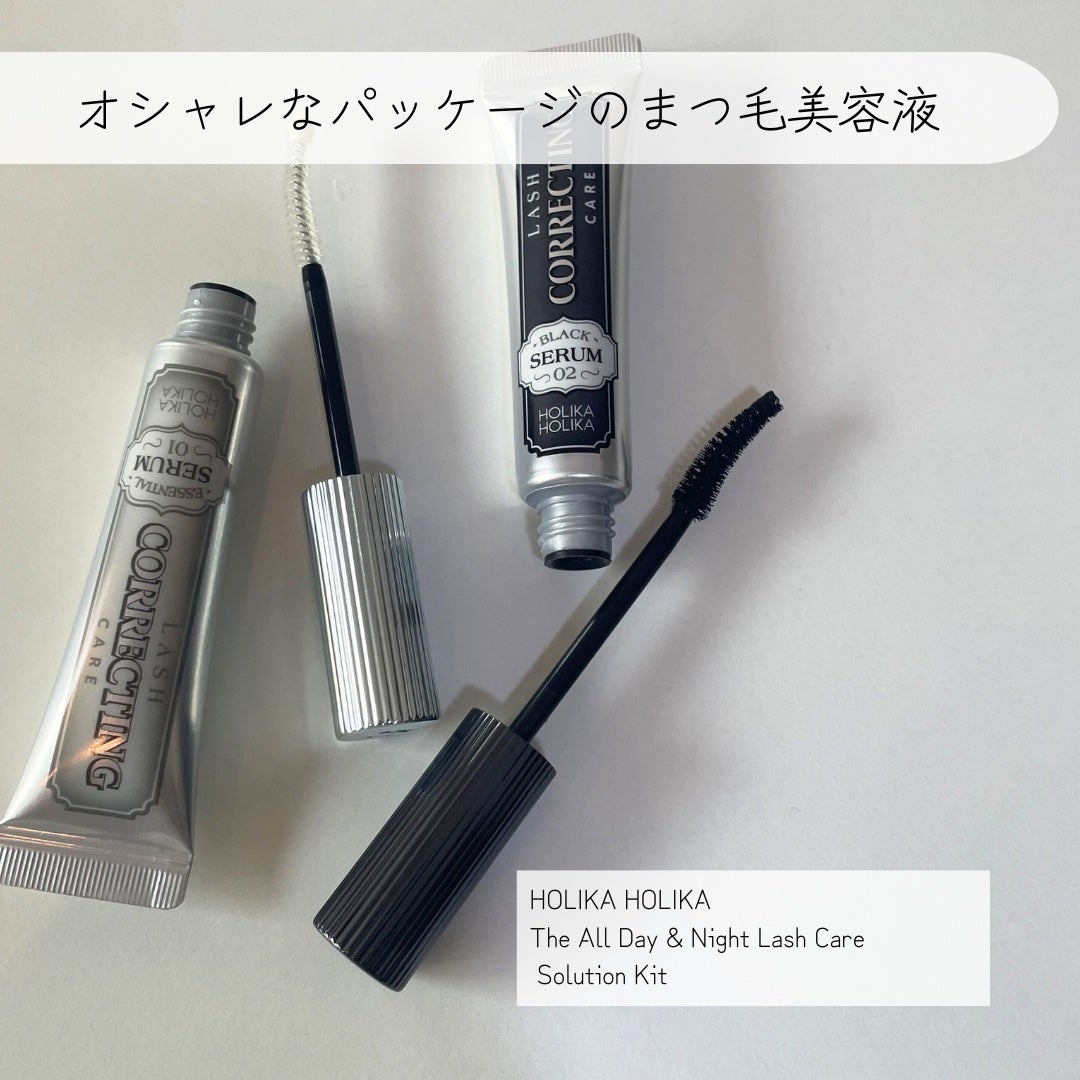 ラッシュコレクティングケア エッセンシャルセラム/HOLIKA HOLIKA/まつげ美容液を使ったクチコミ(2枚目)