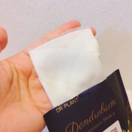 セッコク蘭エイジングケアマスクα/DR PLANT/シートマスク・パックを使ったクチコミ(3枚目)