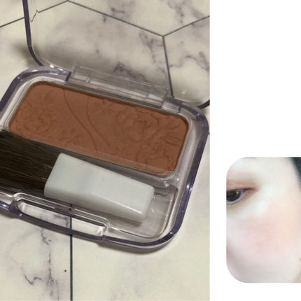 ナチュラル チークN/CEZANNE/パウダーチークを使ったクチコミ(3枚目)