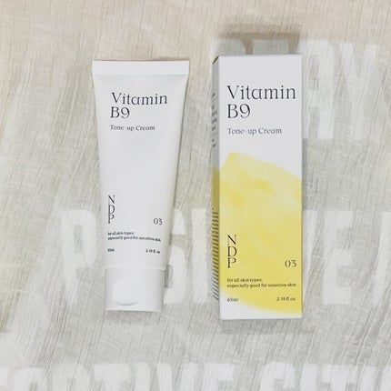 ビタミンB9トーンアップクリーム/NATURAL DERMA PROJECT/化粧下地を使ったクチコミ(1枚目)