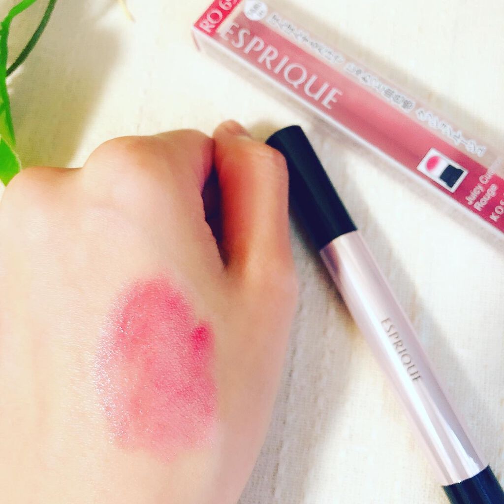 ジューシー クッション ルージュ/ESPRIQUE/口紅を使ったクチコミ(4枚目)