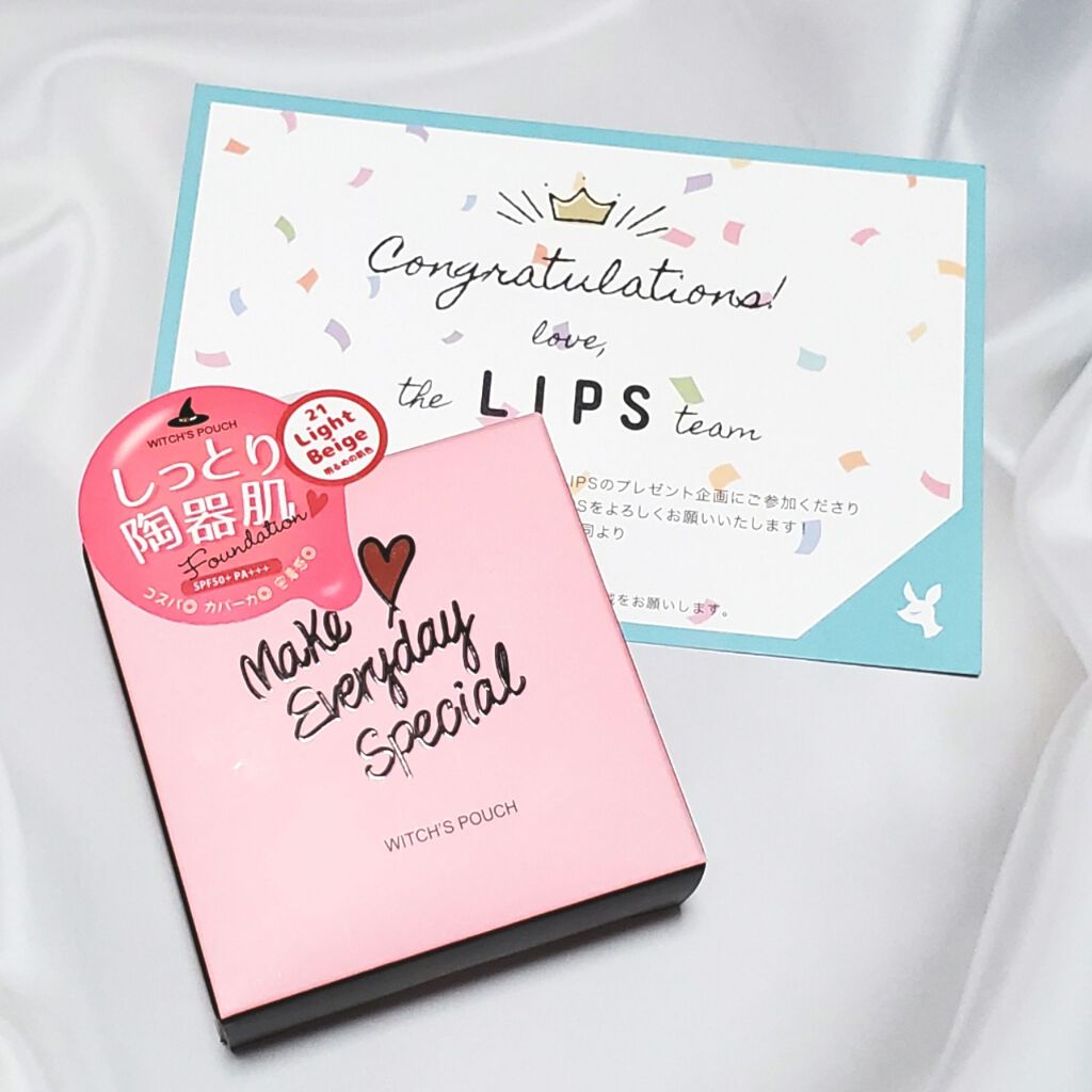 モイスチャーライズ カバー クッション/Witch's Pouch/クッションファンデーションを使ったクチコミ(1枚目)