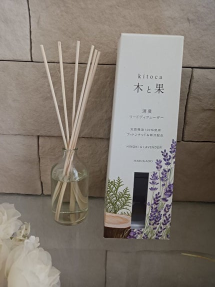 消臭リードディフューザー/Kitoca 木と果/ルームフレグランスを使ったクチコミ(2枚目)
