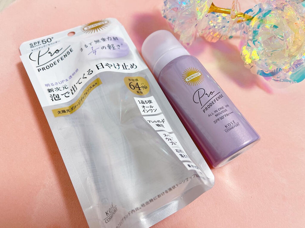 プロディフェンス オールインワンUV ムース/サンカット®/日焼け止めクリームを使ったクチコミ（1枚目）