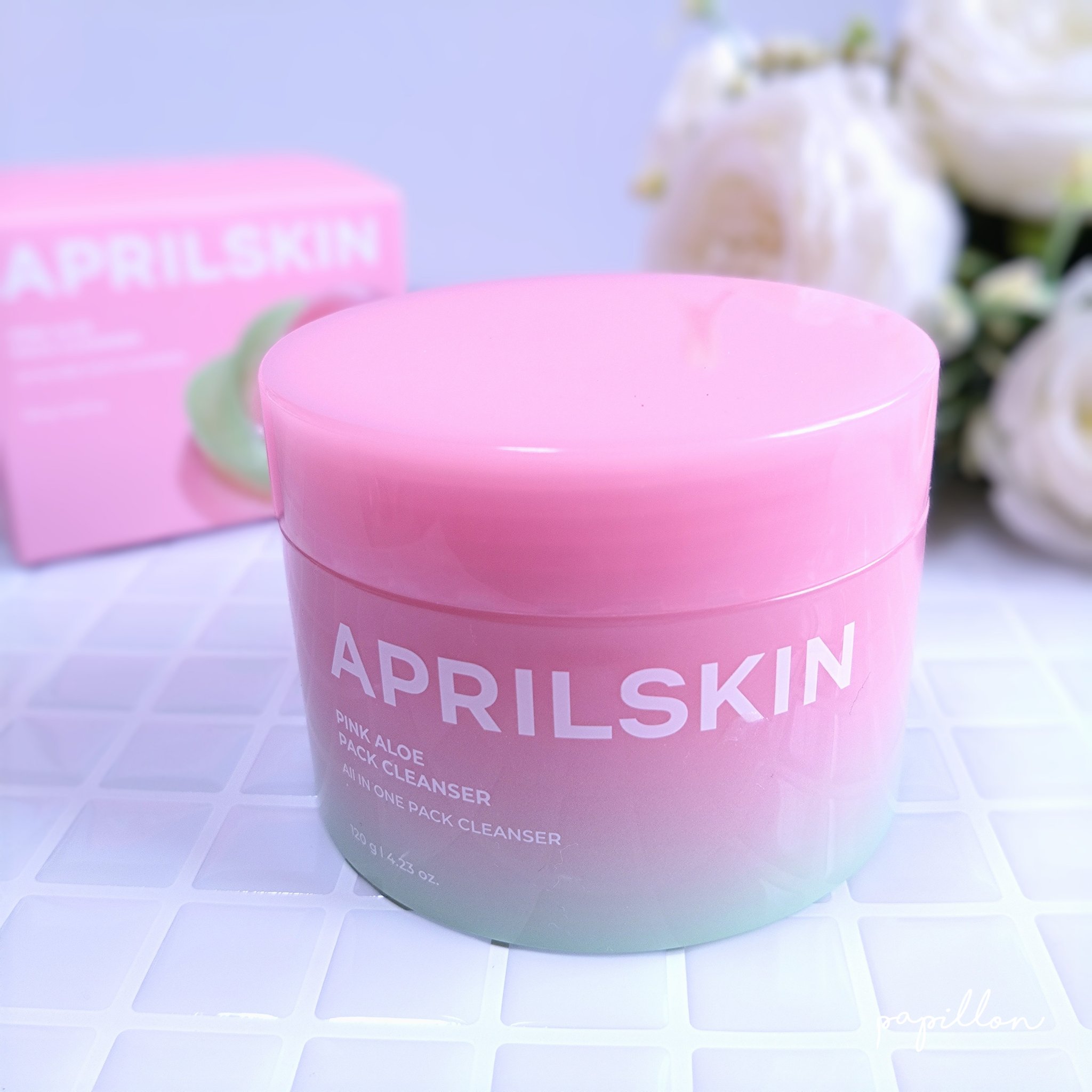 ピンクアロエメレンゲクレンザー/APRILSKIN/その他洗顔料を使ったクチコミ（1枚目）