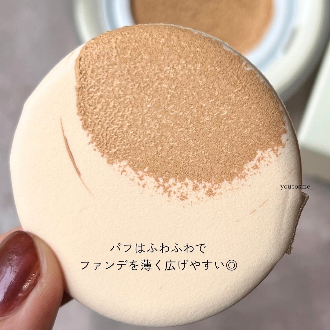 カーミンググロウアップクッションファンデーション/favs/リキッドファンデーションを使ったクチコミ(5枚目)