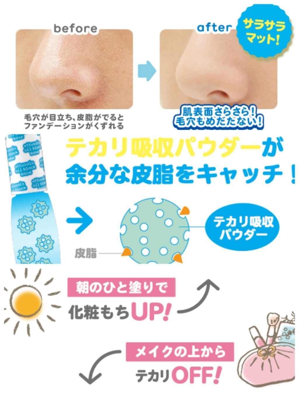 エテュセ ポアレスプライマー/ettusais/化粧下地を使ったクチコミ(2枚目)