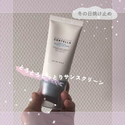 ヒアルーシカ ウォーターフィット サンセラム/SKIN1004/日焼け止めローションを使ったクチコミ(1枚目)