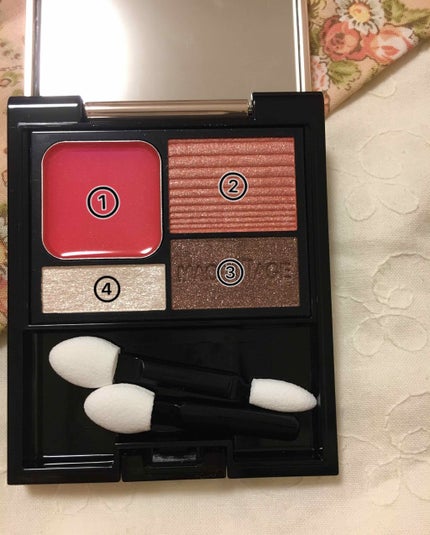 ドラマティックスタイリングアイズD/マキアージュ/アイシャドウパレットを使ったクチコミ(2枚目)