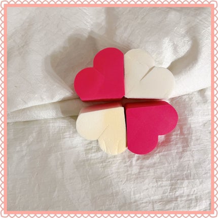 ハートパフ/ドン・キホーテ/パフ・スポンジを使ったクチコミ(3枚目)