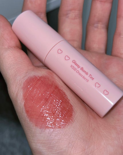 アンドバイロムアンド グラッシーボムティント/&nd by rom&nd/リップティントを使ったクチコミ(5枚目)