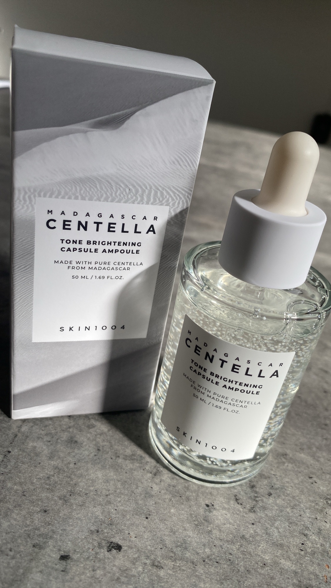 トーンブライトニング カプセルアンプル/SKIN1004/美容液を使ったクチコミ（1枚目）