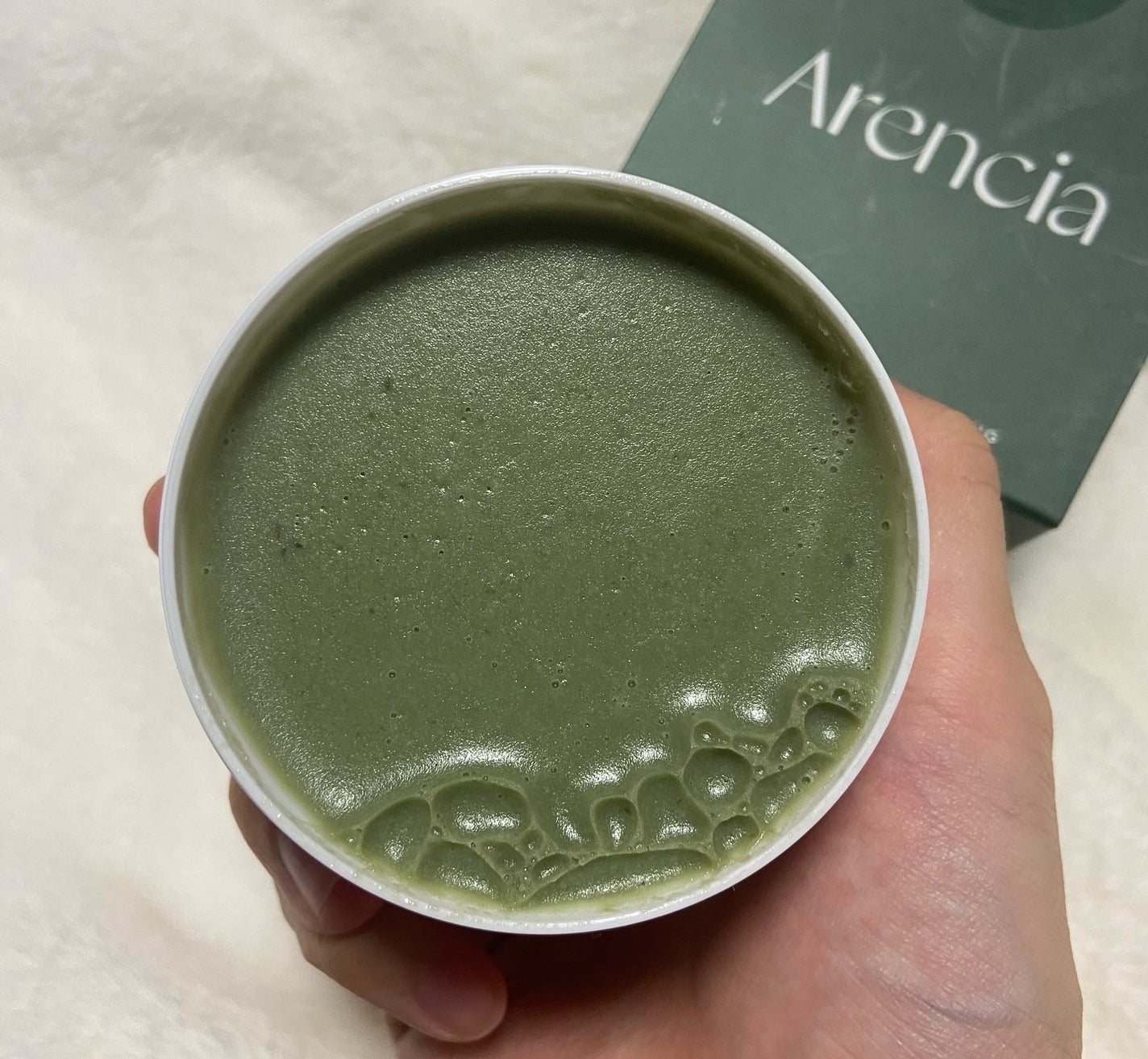 プレミアムもちソープ「グリーンアルティザン」/アレンシア/その他洗顔料を使ったクチコミ(3枚目)