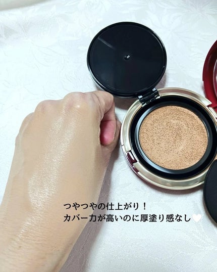 インテグレート プロフィニッシュクッション/インテグレート/クッションファンデーションを使ったクチコミ(5枚目)