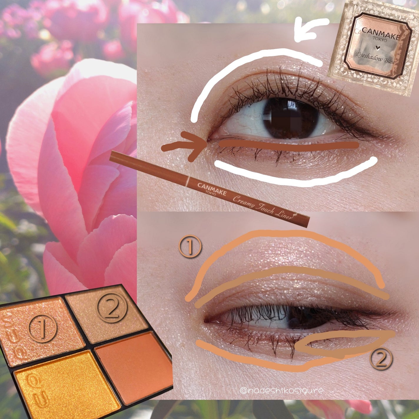 アイシャドウベース/キャンメイク/アイシャドウベースを使ったクチコミ(3枚目)