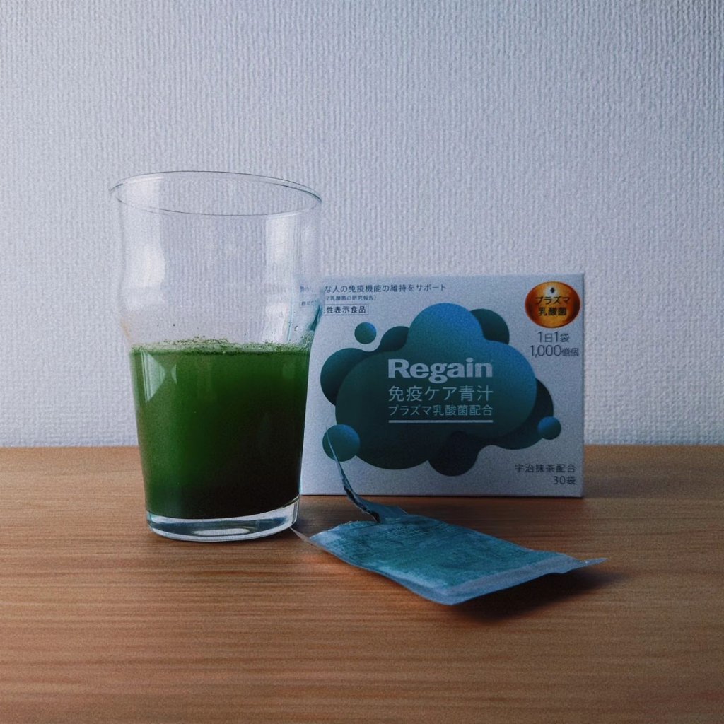 免疫ケア青汁/リゲイン/青汁を使ったクチコミ（3枚目）