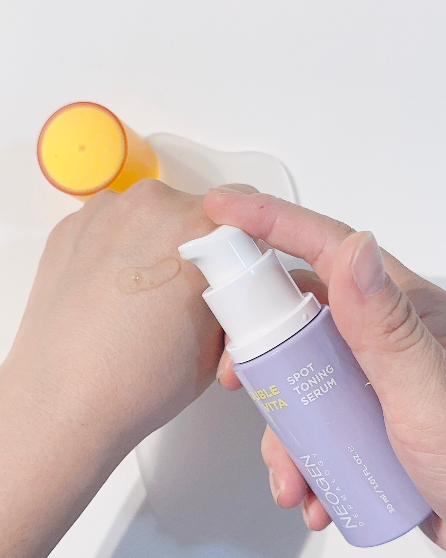 ダブルビタスポットトーニングセラム/NEOGEN/美容液を使ったクチコミ（2枚目）